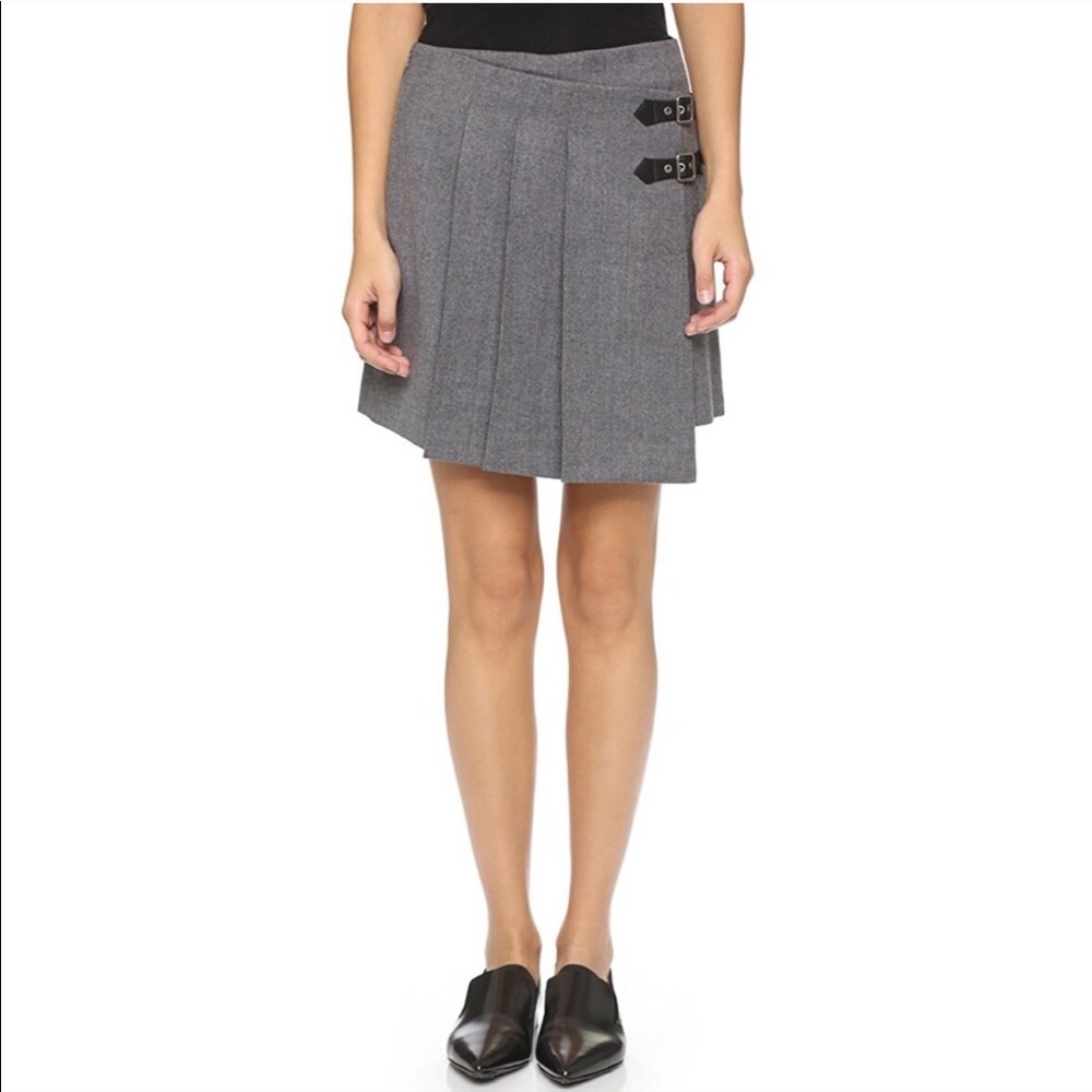 Marc by Marc Jacobs Lightweight Wool Pleated Skirt